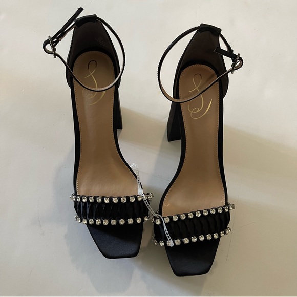 Sam Edelman Women’s Rhinestone Platform Sandals - Picture 7 of 13